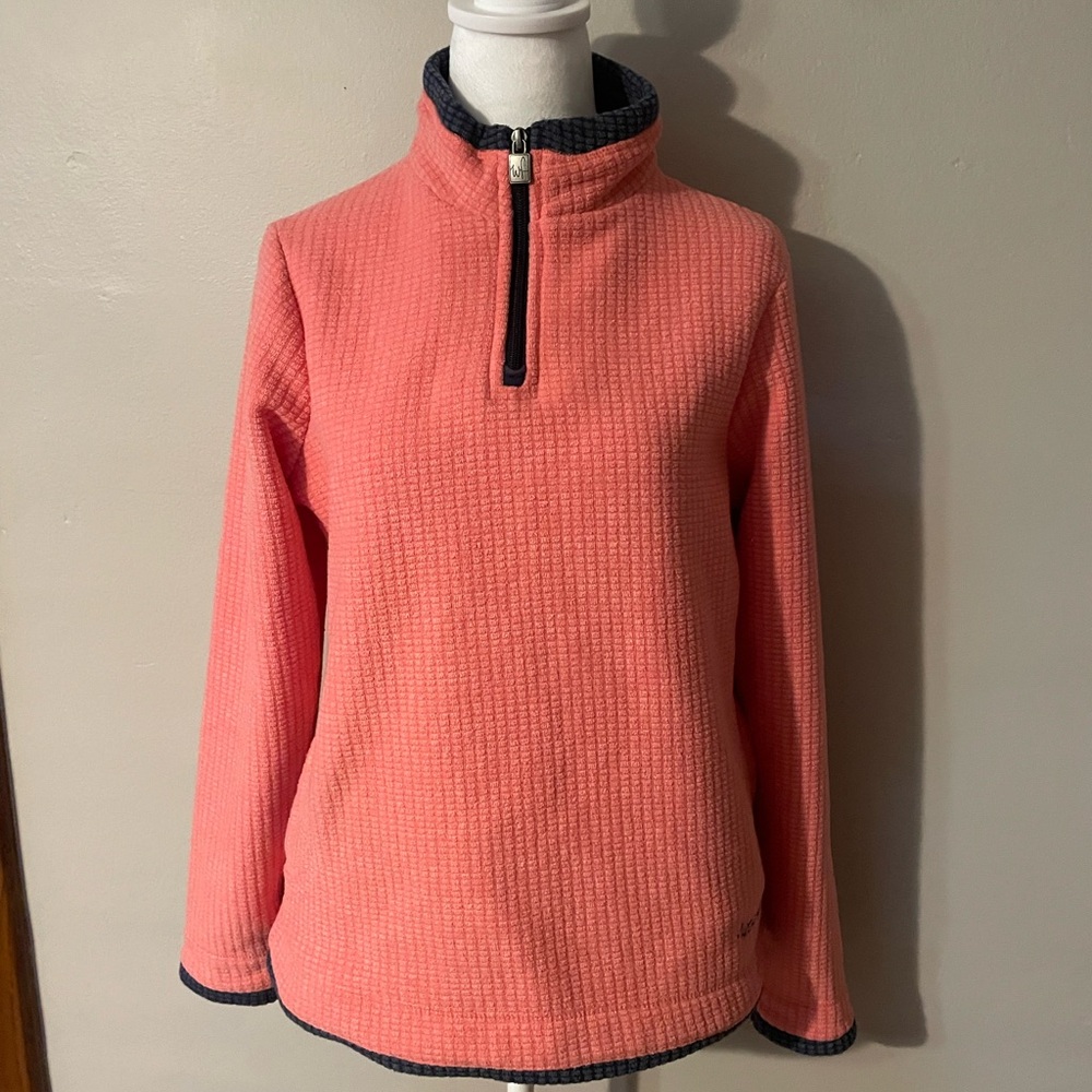 Weirdfish Salmon Quilted Sweatshirt *Make Offers* - Picture 6 of 9